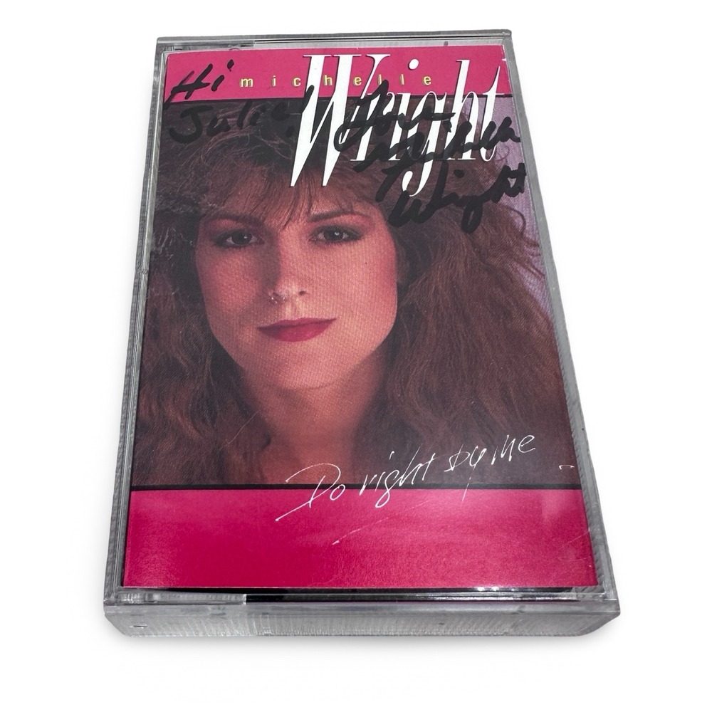 Autographed Michelle Wright Do Right By Me Cassette Tape 1988 Signed SRL4 9831
